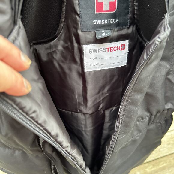 Swiss Tech Kids’ Snow Ski Suit Bib Overalls Pants Coat Black Winter Sz M 8 - Picture 5 of 9
